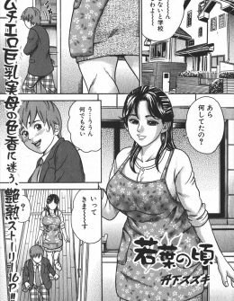 【エロ漫画】息子のパンツでオナニーしていた巨乳母が忘れ物を取りに帰ってきた息子に見られ禁断の筆おろしセックス！